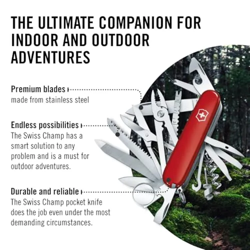 Victorinox Schweizer Taschenmesser Cyber Tool M, Swiss Army Knife, Multitool, 32 Funktionen, Klinge, Korkenzieher, Mini-Schraubendreher 1.5 mm