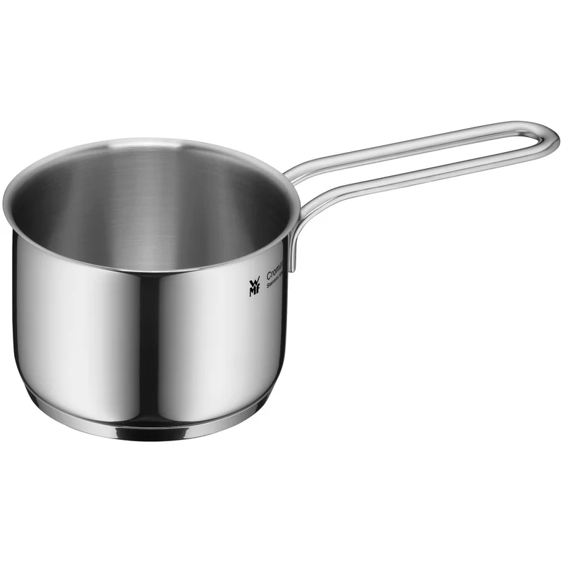 WMF Mini Stielkasserolle 10cm, klein, ohne Deckel, Kleiner Topf Induktion 0,5l, Cromargan Edelstahl, Kochtopf klein, stapelbar, für kleine Portionen, Singlehaushalt
