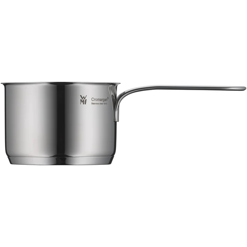 WMF Mini Stielkasserolle 10cm, klein, ohne Deckel, Kleiner Topf Induktion 0,5l, Cromargan Edelstahl, Kochtopf klein, stapelbar, für kleine Portionen, Singlehaushalt