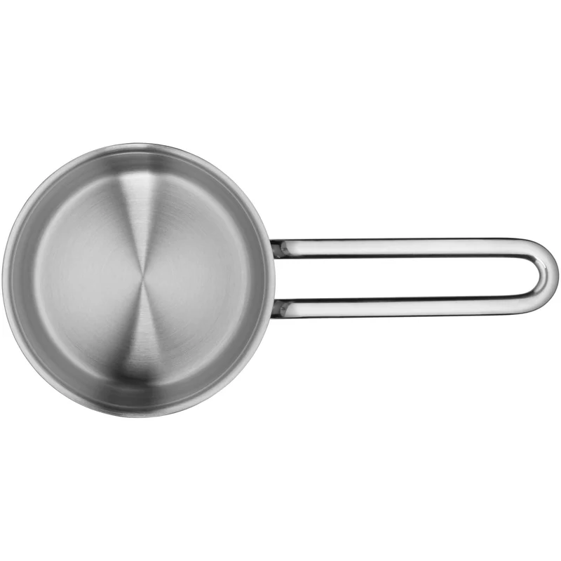 WMF Mini Stielkasserolle 10cm, klein, ohne Deckel, Kleiner Topf Induktion 0,5l, Cromargan Edelstahl, Kochtopf klein, stapelbar, für kleine Portionen, Singlehaushalt