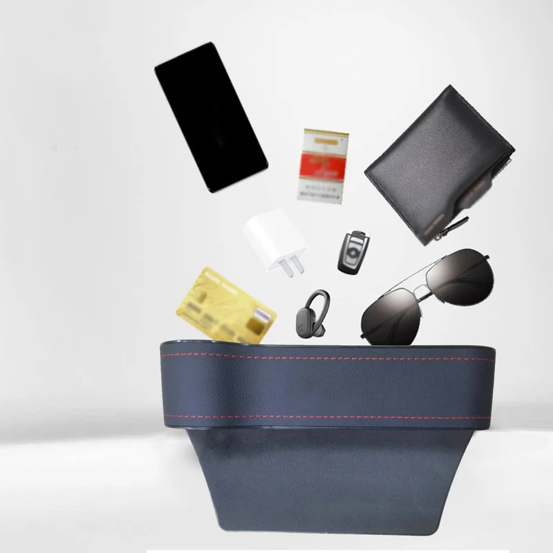 Auto Vordersitz Aufbewahrungsbox, Autositz Organizer, Zubehör Auto Aufbewahrung, Multifunktionale Innendekoration liefert Aufbewahrungsbox, für Autos (Links)