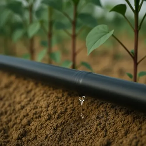 Tropfschlauch Perlschlauch Tropfrohr Gartenbewässerung Tropfbewässerung Tropfrohr Gartenschlauch Bewässerungsschlauch 16 mm Tropferabstand 33cm ab 25 bis 400M (25m)