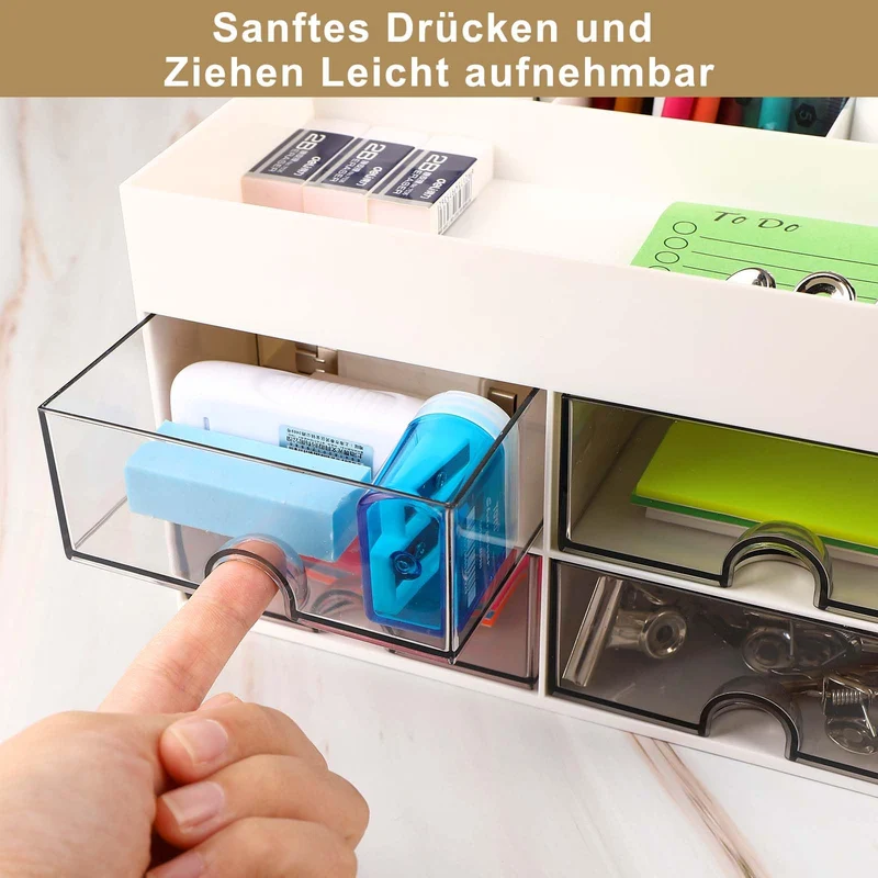 Miiepls Schreibtisch-Organizer · Weiß