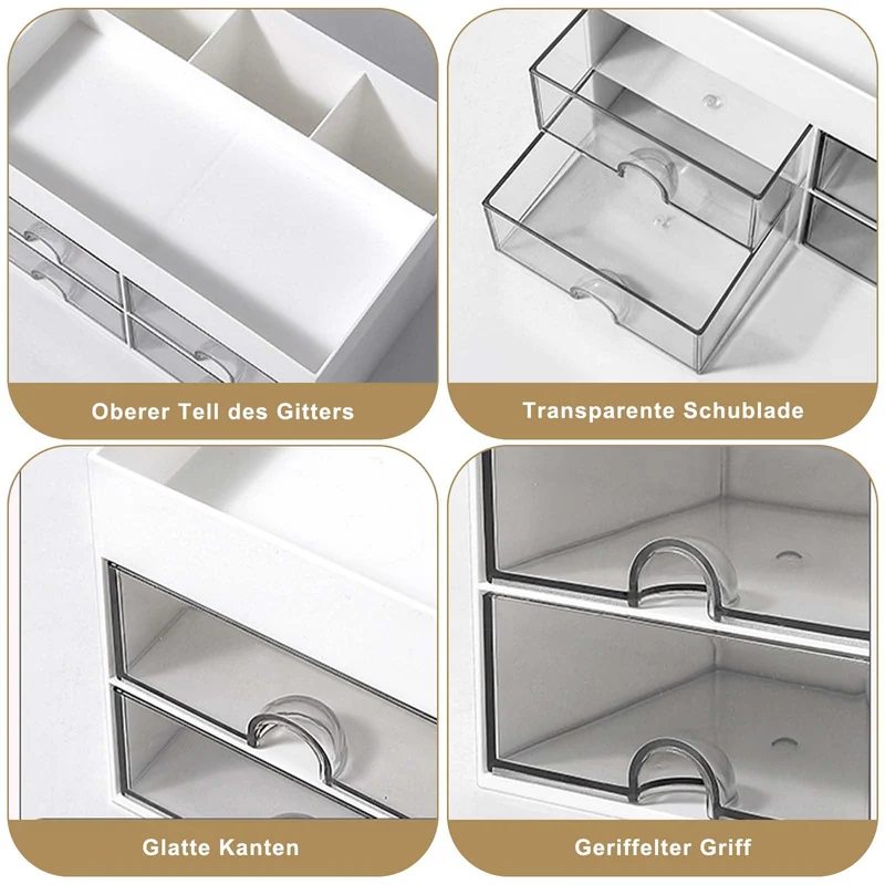 Miiepls Schreibtisch-Organizer · Weiß