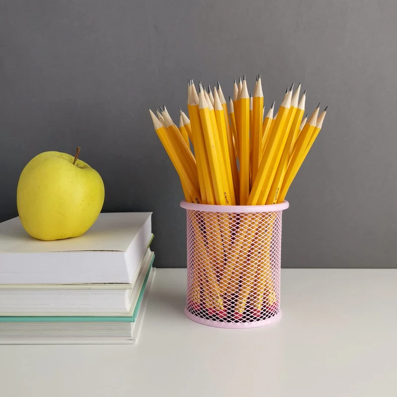 D.RECT Schreibtisch-Organizer · 9T x 9B x 10H cm · Puderrosa