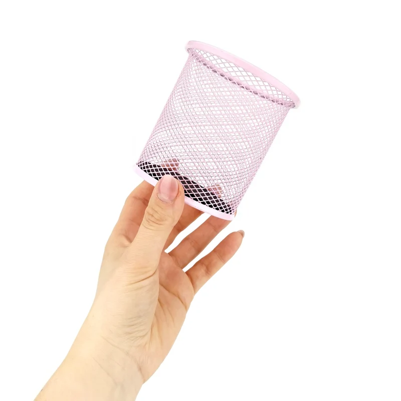 D.RECT Schreibtisch-Organizer · 9T x 9B x 10H cm · Puderrosa