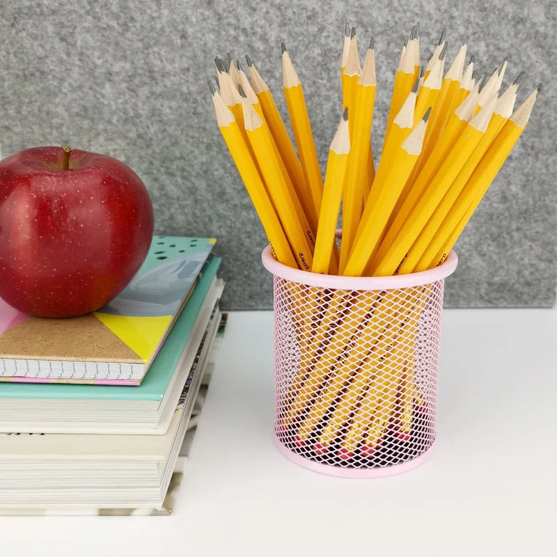 D.RECT Schreibtisch-Organizer · 9T x 9B x 10H cm · Puderrosa