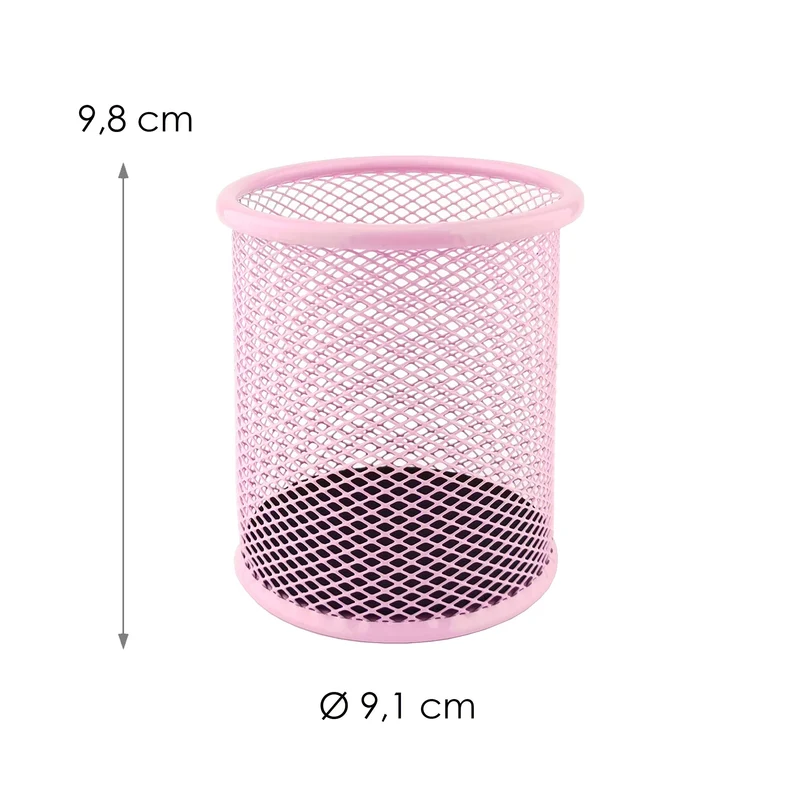 D.RECT Schreibtisch-Organizer · 9T x 9B x 10H cm · Puderrosa