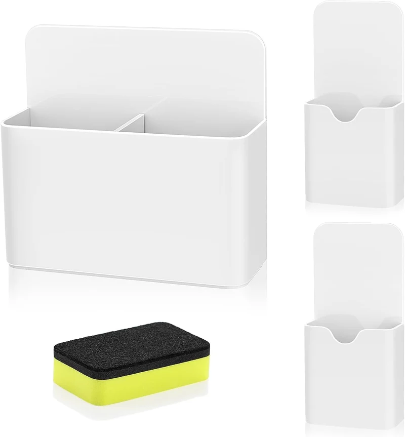 MoKo Schreibtisch-Organizer · 12T x 12,5B x 4H cm · Weiß