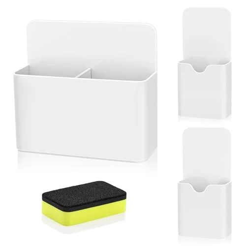 MoKo Schreibtisch-Organizer · 12T x 12,5B x 4H cm · Weiß