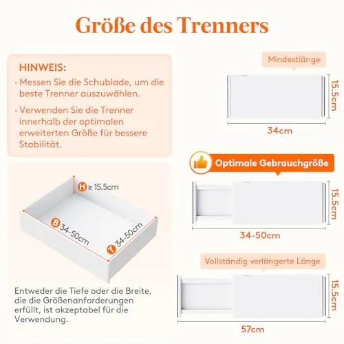 Lifewit Schreibtisch-Organizer · 15T x 7,9B x 33,9H cm · Weiß