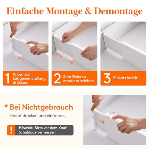 Lifewit Schreibtisch-Organizer · 15T x 7,9B x 33,9H cm · Weiß