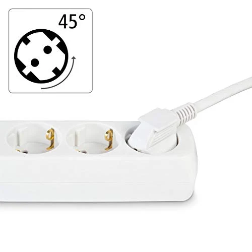 Hama Steckdosenleiste 3-Fach, ohne Schalter, 1,4m, GS-geprüft