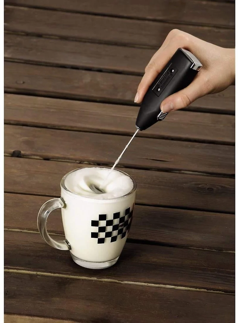 Xavax Milchaufschäumer elektrisch (Milchschäumer elektrisch für Schaum, Matcha, Milch,Kakao, Hafermilch, Kaffee, Schokolade, hot chocolate, Spuma, Coffee, elektrischer Schneebesen mit Batterie)