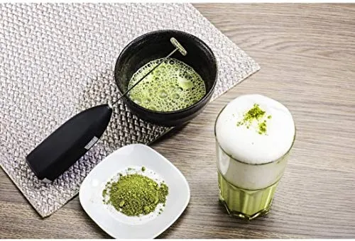 Xavax Milchaufschäumer elektrisch (Milchschäumer elektrisch für Schaum, Matcha, Milch,Kakao, Hafermilch, Kaffee, Schokolade, hot chocolate, Spuma, Coffee, elektrischer Schneebesen mit Batterie)