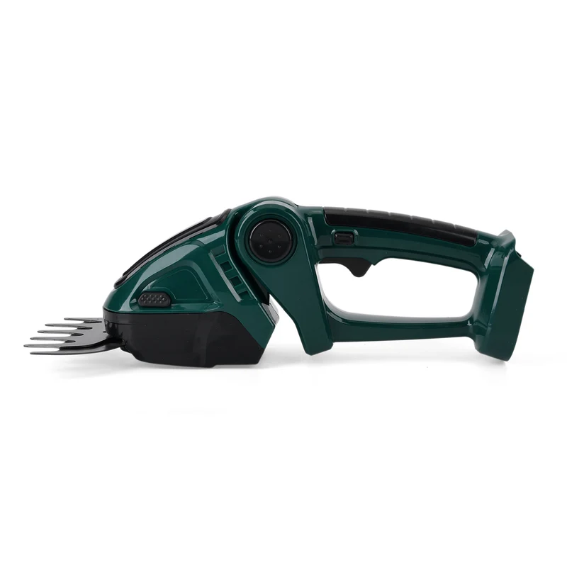 Akku Gras und Strauchschere, 2 in 1 Gartenschneider, 6000 mAh, 390 W, Gelb