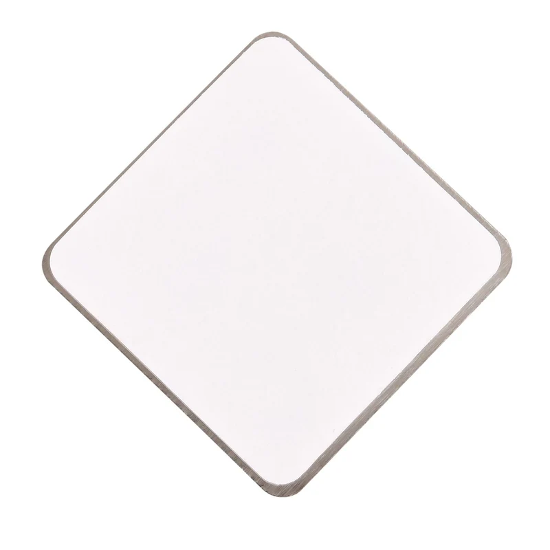 4 robuste Wandhaken aus Edelstahl mit selbstklebender Rückseite, ideal für Küche, Bad oder Büro. Tragkraft bis 3,5?kg, 6x6cm
