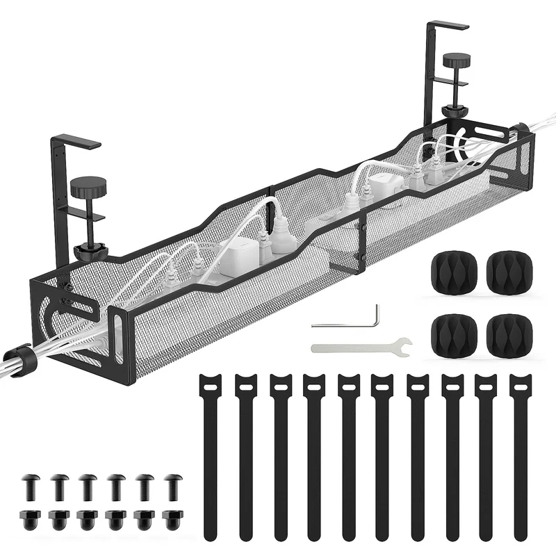 WUHUIXOZ Kabelorganisation · 1 Stück 64CM Schwarz