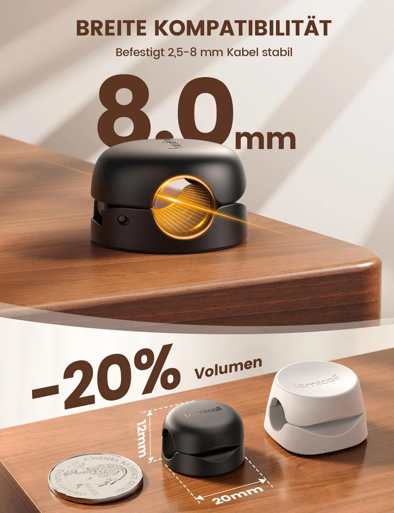Lamicall Kabelorganisation · Schwarz