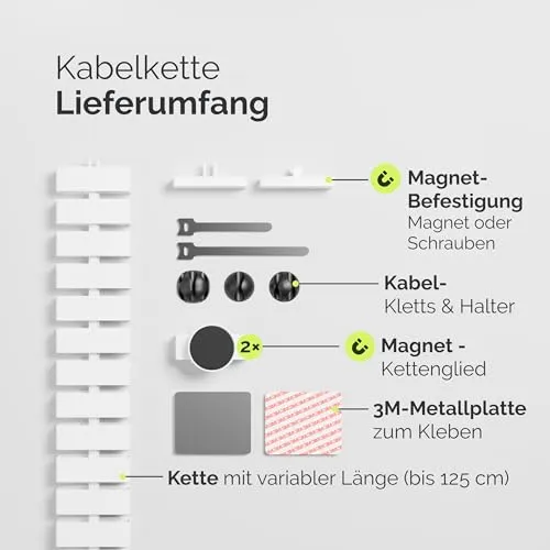 VALU Kabelorganisation · Weiß