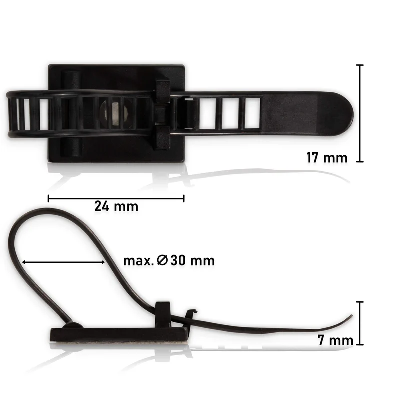Flexowire Kabelorganisation · Schwarz