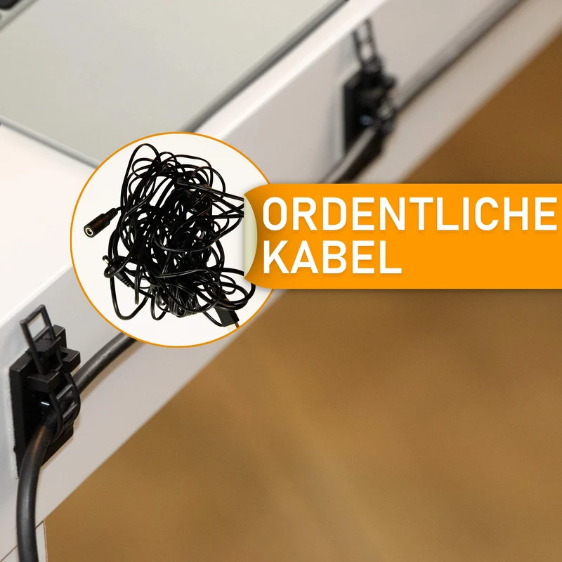 Flexowire Kabelorganisation · Schwarz