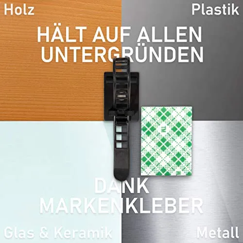 Flexowire Kabelorganisation · Schwarz