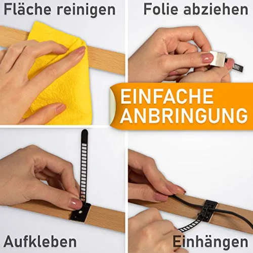 Flexowire Kabelorganisation · Schwarz
