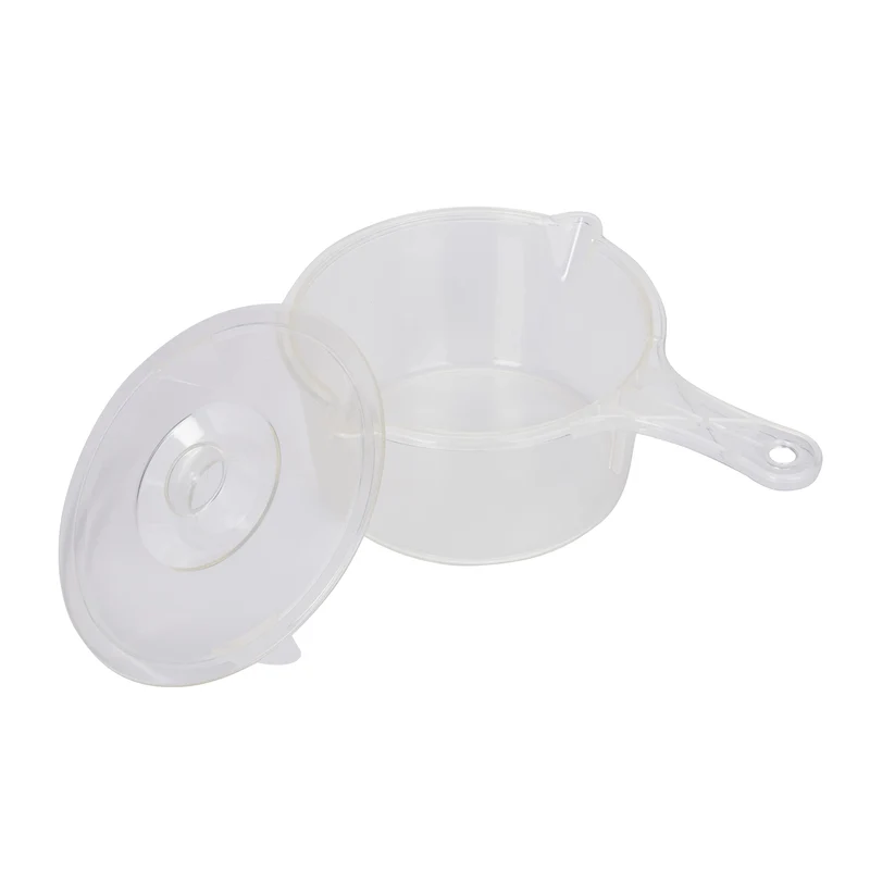 KitchenCraft Mikrowellen Kochtopf, Kunststoff Topf für die Mikrowelle, Pfanne mit Deckel, BPA-freier Kunststoff Topf mit Deckel, Tupper Dose, 30,5 x 43,2 x 55,9 cm, 900 ml Kapazität
