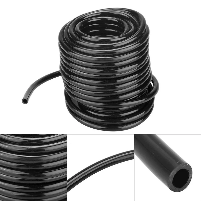 Tropfbewässerung Schlauch 4/7mm Flexible Bewässerungsrohre für Landwirtschaft Garten Rasen Bewässerungssystem PVC Rohr (10 Meter)