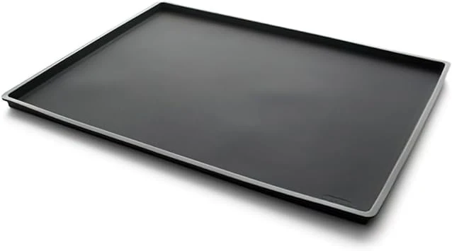 Lékué CLASSIC, Backblech-Auflage mit Auslaufschutz 30 x 4, Silikon, einzeln, Schwarz