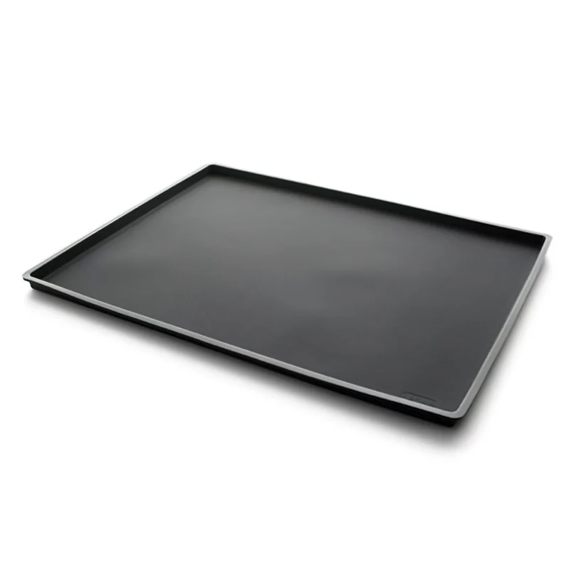 Lékué CLASSIC, Backblech-Auflage mit Auslaufschutz 30 x 4, Silikon, einzeln, Schwarz