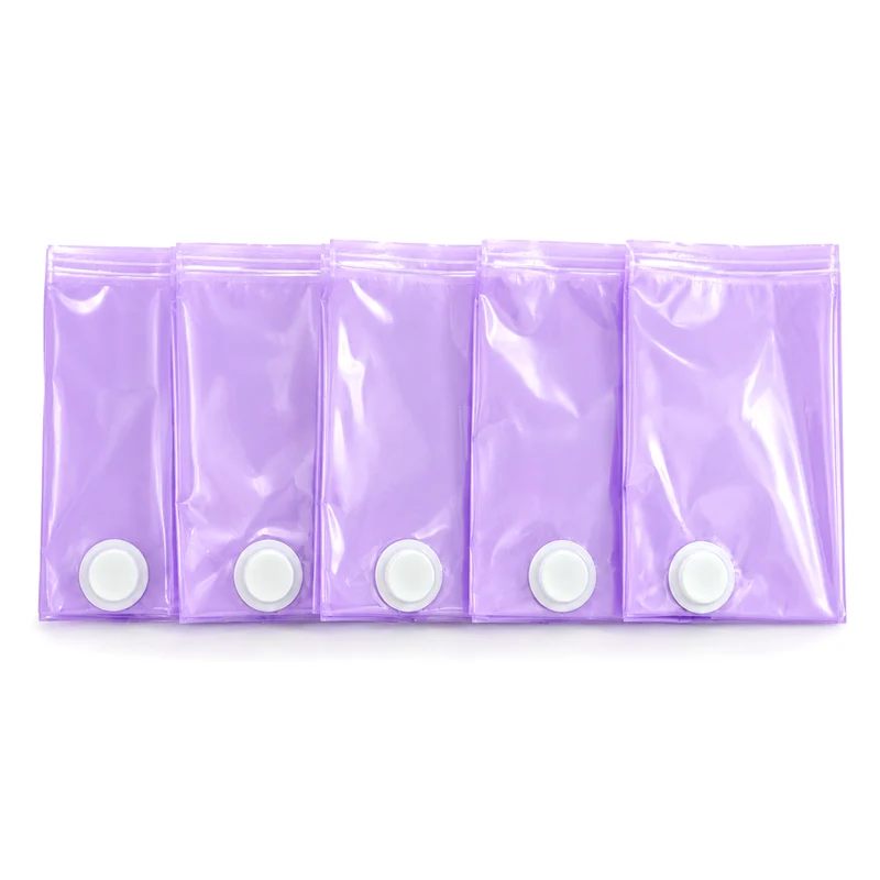 LIVMORE Vakuumbeutel mit Lavendelduft und Ventil, 5er-Set, je 68x98cm