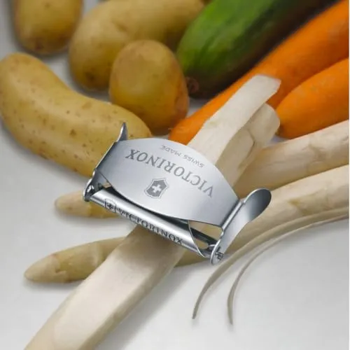 Victorinox Kleiner Sparschäler, Kartoffelschäler mit Extra Scharfer Klinge