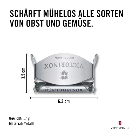 Victorinox Kleiner Sparschäler, Kartoffelschäler mit Extra Scharfer Klinge