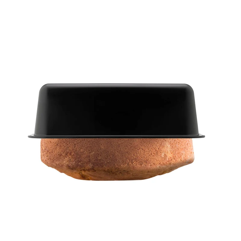 Original Kaiser La Forme Plus Backform Kastenform 30 cm, Brotbackform antihaftbeschichtet, Emailleboden, Kastenform Kuchen/ Brote, sauerteigbeständig, Schwarz