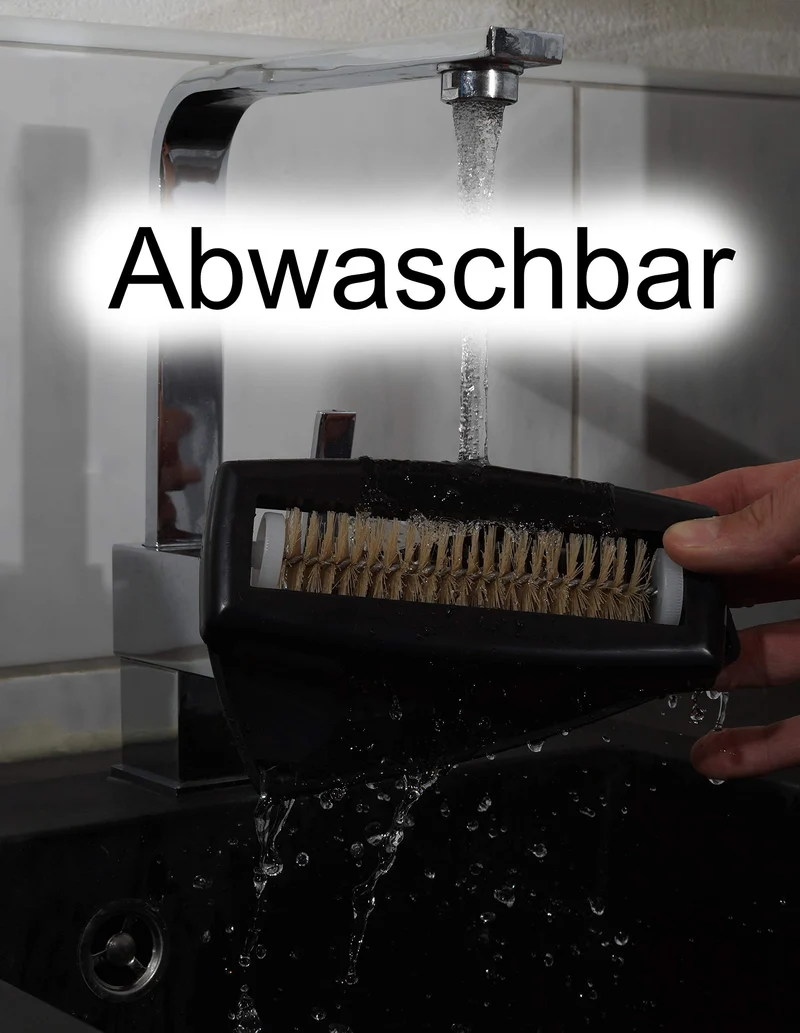 Krümelbürste Tischroller Handstaubsauger für Auto Caravan Zuhause (Schwarz)