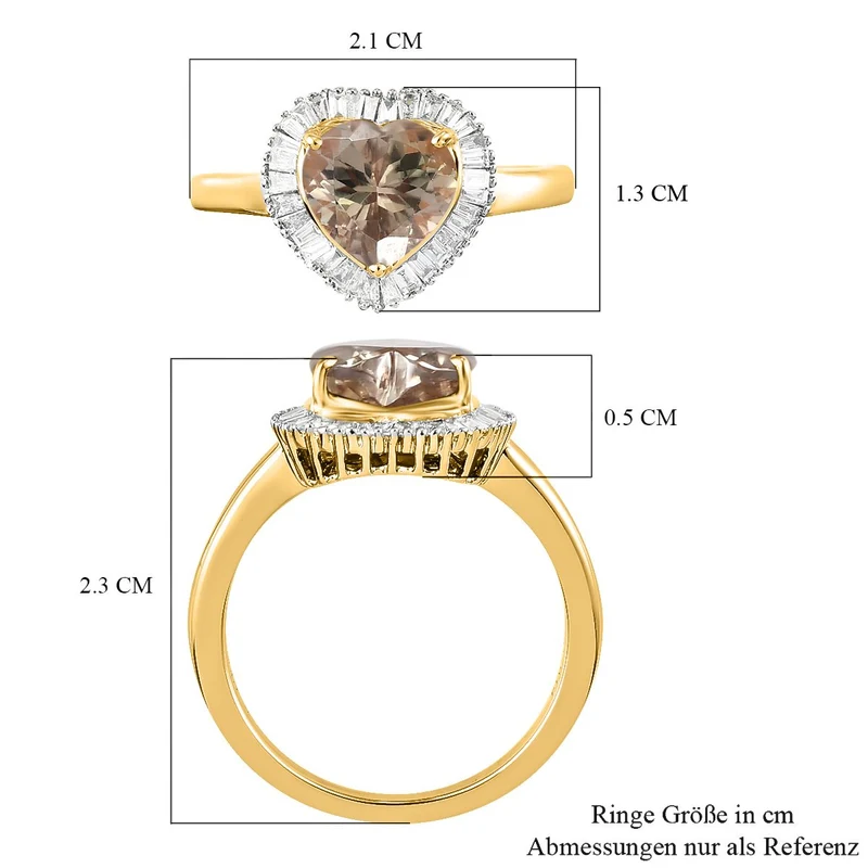 Iliana - AAA Turkizit und weißer Diamant Ring, 750 Gold ca. 2.33 ct