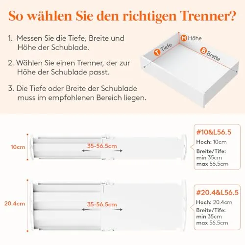 Schreibtisch-Organizer · H10.5&L55 · Weiß