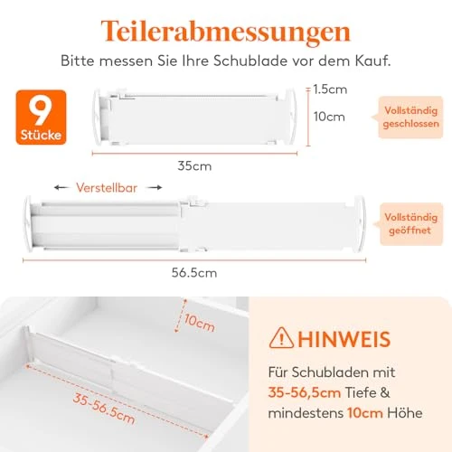 Schreibtisch-Organizer · H10.5&L55 · Weiß