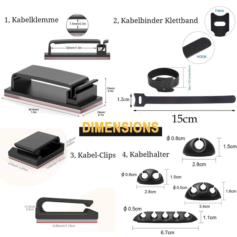 MiuCo Kabelorganisation · 100XL · Black-1