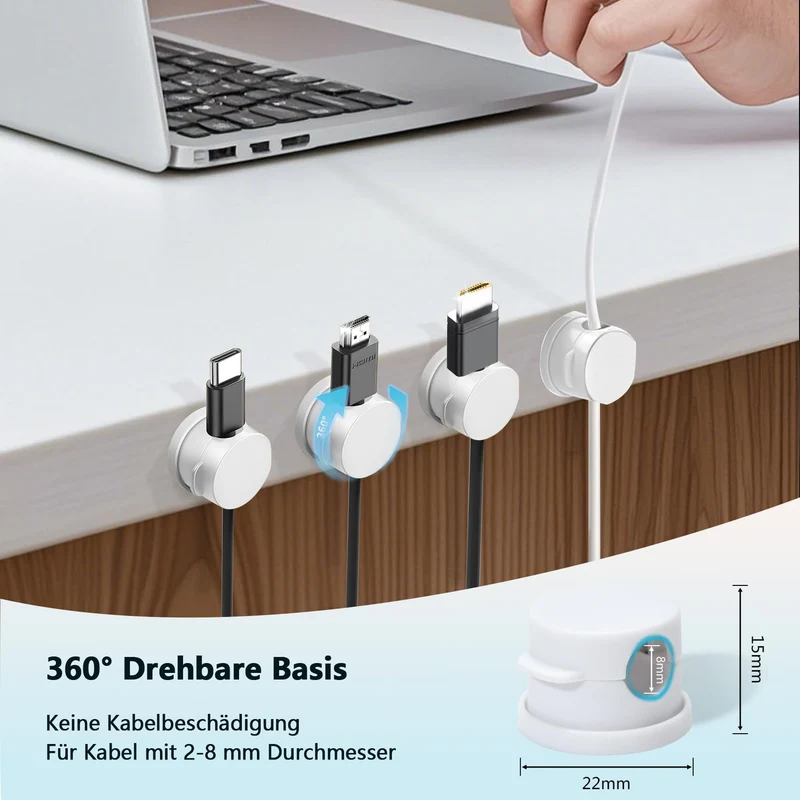 Abnii Kabelorganisation · Weiß