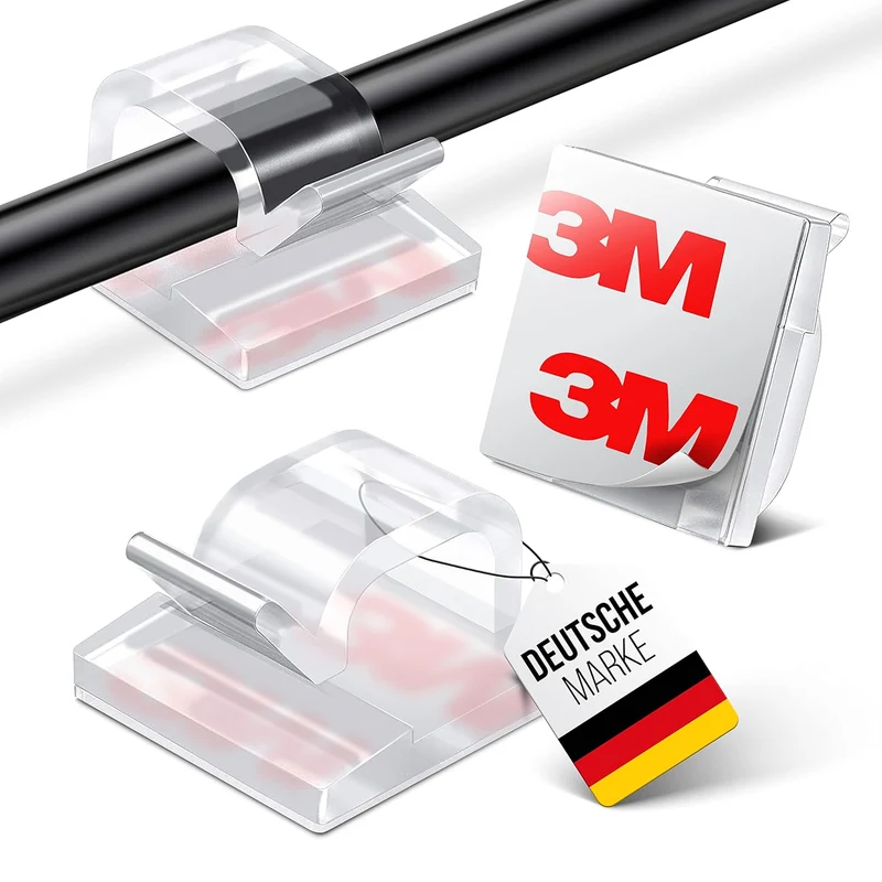 MYMIND Kabelorganisation · Transparent 50 Stück · Transparent