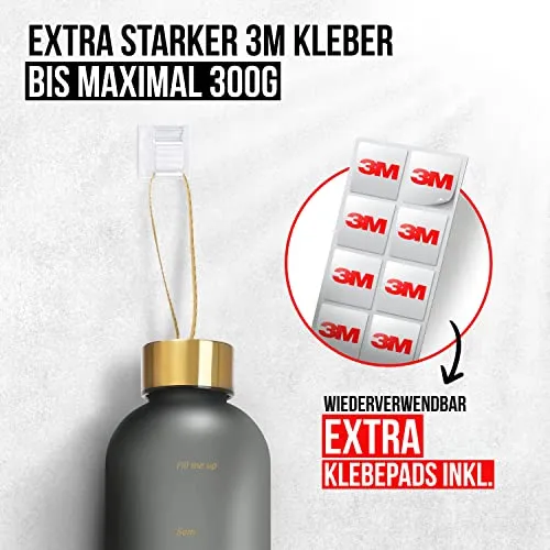 MYMIND Kabelorganisation · Transparent 50 Stück · Transparent