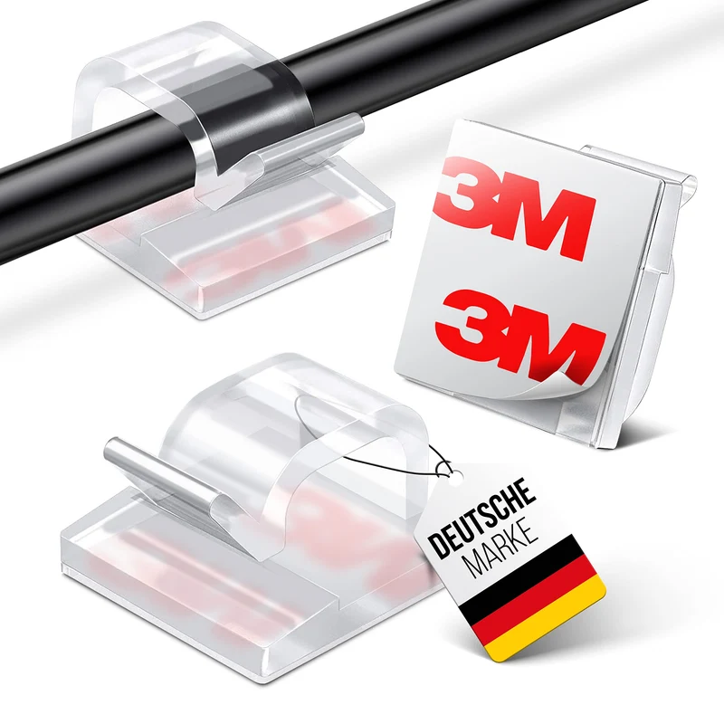 MYMIND Kabelorganisation · Transparent 50 Stück · Transparent