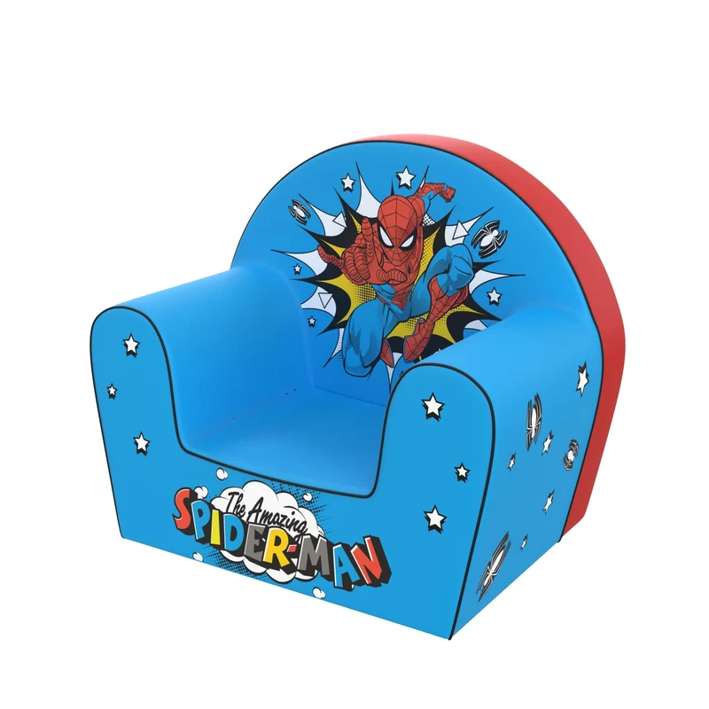 Disney Spider-Man Kindersessel aus Schaumstoff mit abnehmbarem Bezug