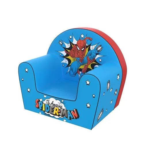 Disney Spider-Man Kindersessel aus Schaumstoff mit abnehmbarem Bezug