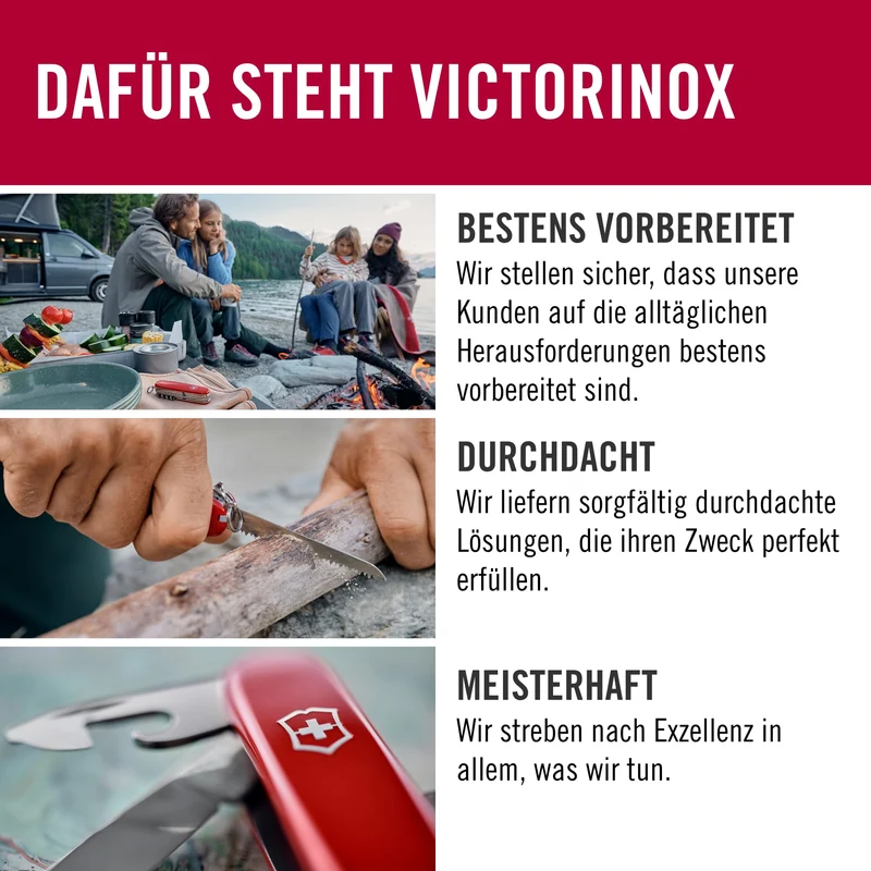 Victorinox Swiss Card Classic Multitool-Taschenmesser, 10 Funktionen, Blau