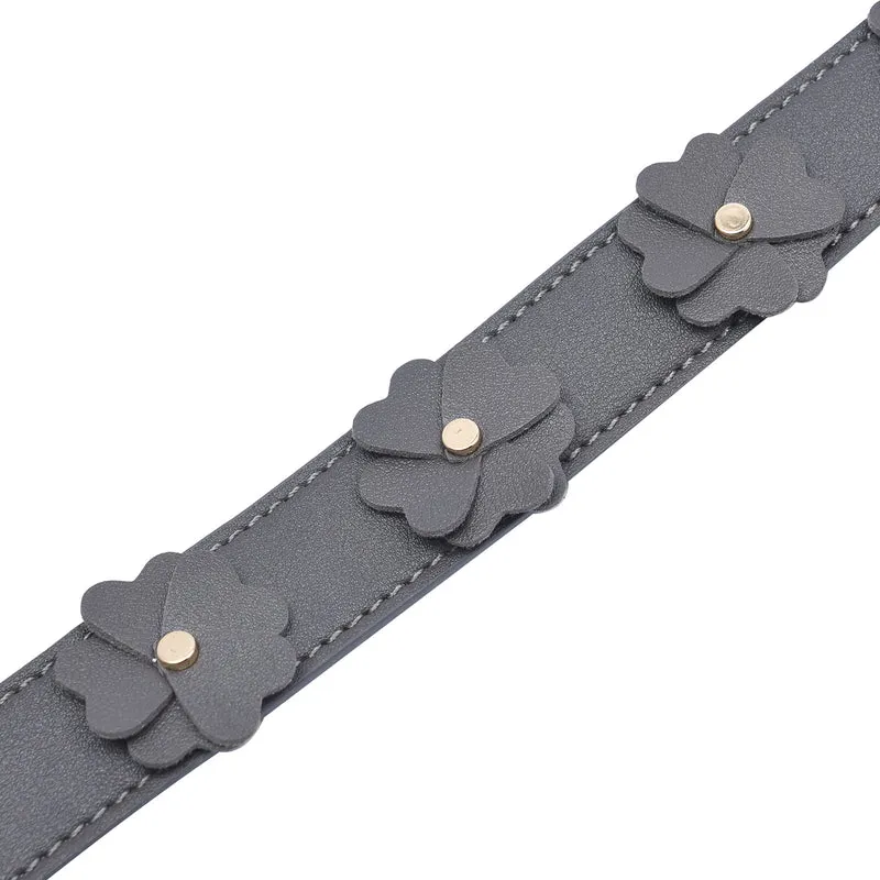 PU Handtaschen-Riemen, 100x3 cm, Grau