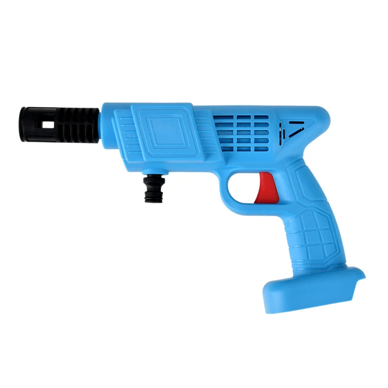 Kabelloser Akku-Hochdruckreiniger, 260 W, 2 Akkus je 6000 mAh, 5 m Wasserschlauch, Zubehör-Set, Blau